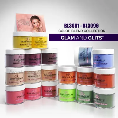 Glam And Glits Acrylic Nail Powder COLOR BLEND Collection 2oz BL *Choose Any 1* • $14.95