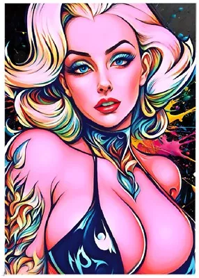 MARILYN MONROE Custom ACEO Fun Novelty Collectable ART Card * ATC • $3.95