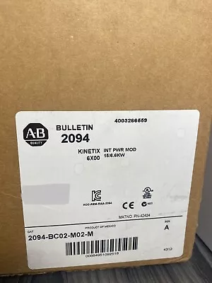 2094-BC02-M02-M New Factory Sealed AB ONE YEAR WARRANTY FAST DELIVERY 1PCS • $3989