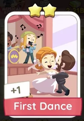 Monopoly Go Sticker - First Dance - Set 5 - Musical Bonds - 2 Star ⭐️ FAST SEND • £2.99