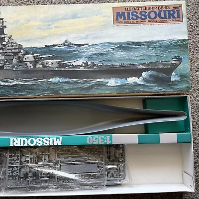 Tamiya 1/350 Scale USS Missouri Battleship BB-63 Plastic Model Kit 78008 Sealed • $98.74