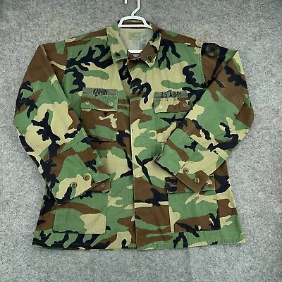 US Army BDU Shirt Mens X-Large Long Green Brown Camouflage Battle Dress Uniform • $24.99