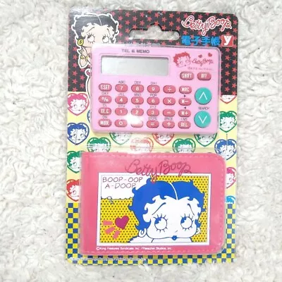 Personal Electronic Organizer Betty Boop Clock Phone Book Memo Calculator Rare • $125