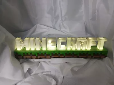 Minecraft Logo Light Officially Licensed Paladone 2021 • $17.99