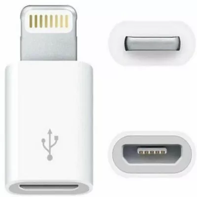 Micro USB To 8Pin Data Cable Adapter Android To IPhone Converter LOT For IPhone • $58.88