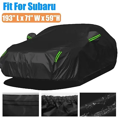 For Subaru WRX STI Full Car Cover Outdoor Sun UV Protection Dust Resistant Rain • $35.99