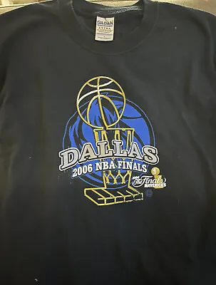 $19.99 • Buy Dallas Mavericks 2006 NBA The Finals Team T Shirt Sz L