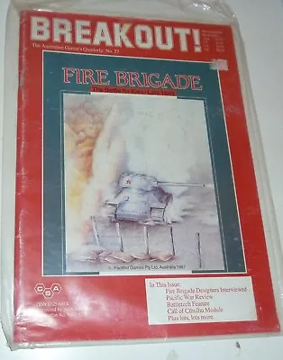 Breakout The Australian Gamer's Quarterly 27 Fire Brigade Battle For Kiev 1943 • $12.99