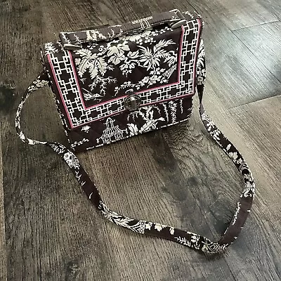 Vera Bradley Imperial Toile Messenger Satchel Crossbody Flap Bag Purse Julia • $18.99