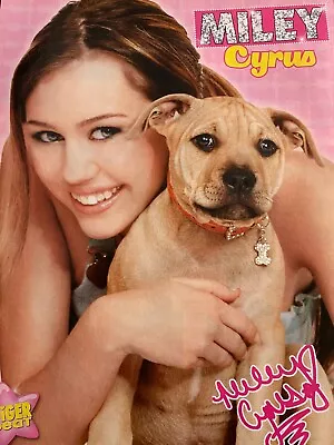 Miley Cyrus Full Page Vintage Pinup • $1.99