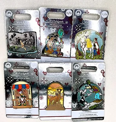 Disney Pins Legacy Sketchbook Pin Limited Release New On Card • $23.95