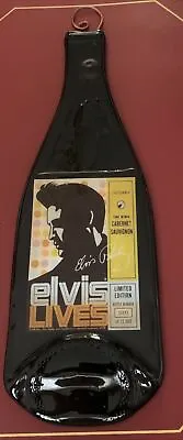 Elvis Presley Rare Flat Wine Bottle The King Cabernet SauvignonW/Hanging Hook • $25