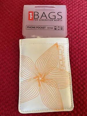 Golla Generation Mobile Phone Bag White Orange Wallet Style Genmob G884 • $9.99