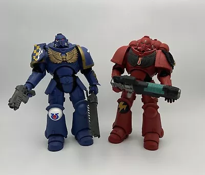 McFarlane Warhammer 40K Blood Angels Ultramarines Figure Bundle • £19.99