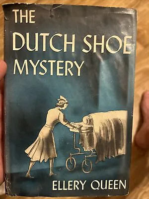 The Dutch Shoe Mystery By Ellery Queen Vintage 1940 Hardback Book Triangle Books • $10.50