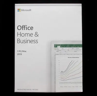 Microsoft Office Home And Business 2019 For PC Only DVD T5D-03249 Retail Box  • £129