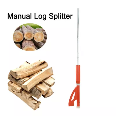 Manual Log Splitter Wood Separator Axe Kindling Heavy Duty Firewood Forest Tool • £67.18