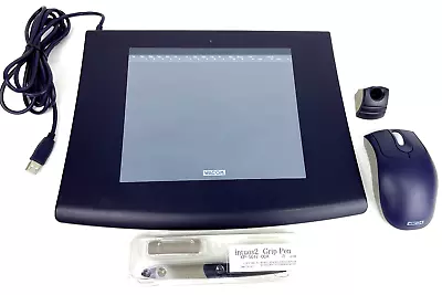 WACOM Intuos 2 USB 6x8 Graphics Drawing Tablet XD-0608-U W/ Mouse & Grip Pen • $99.94