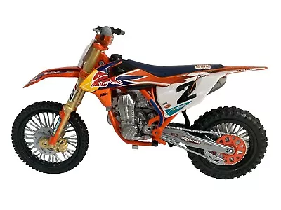 TOY DIRT BIKE #2 New Ray KTM RED BULL COOPER WEBB 450SX-F 1:12 SCALE Used • $26.99