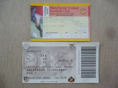 MANCHESTER UNITED V SUNDERLAND 1996/97 TICKET STUB • £8.50