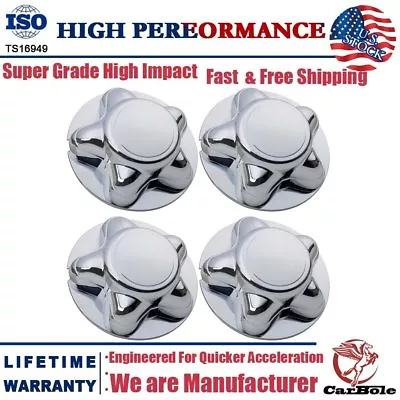 4Pc 7  Chrome Center Hubcaps For Ford F150 Expedition 1997 1998- 2000 Rim Covers • $45.99