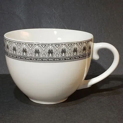 Vintage Martha Stewart MSE Greek Vase Design White & Black Coffee Mug Tea Cup • $19.96