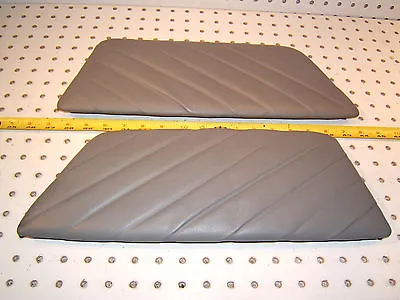 Mercedes Late W126 560SEC Coupe REAR Seat GRAY Leather Side OE 1 Set Of 2 Covers • $183