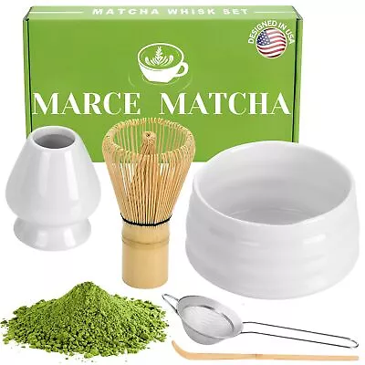 Marce Matcha Whisk Set- Bowl With Spout Whisk Sifter • $44.04