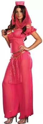 Pink Princess Jasmine Aladdin Fancy Dress Costume Small UK 8-10 • £25