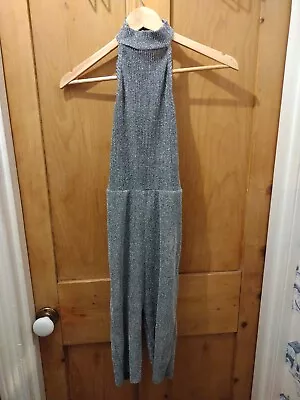 £6 • Buy Women's Silver Jumpsuit Size 12 From Pretty Little Thing