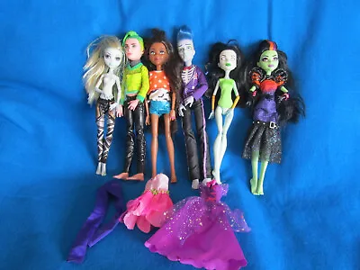 Monster High Doll Lot Of 6 Dolls Mattel 2 Boys & 4 Girls 2008-2015 • $55