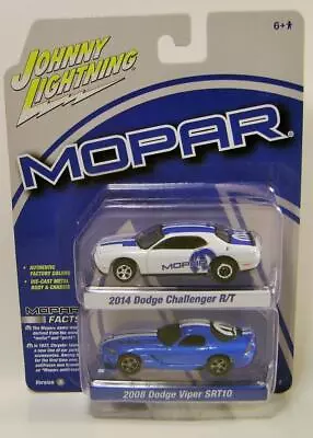 2014 '14 2008 '08 Dodge Challenger Viper Mopar V/a 2 Pack Johnny Lightning 2023 • $21.15