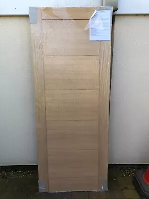 Internal Real Oak Veneer Solid Core Door 5 Panel • £10