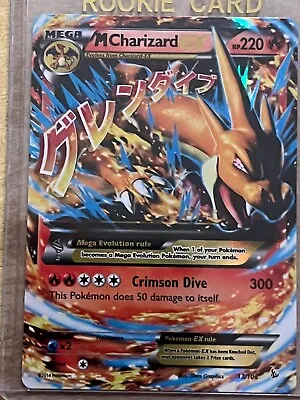 Pokemon TCG MEGA M Charizard EX 13/106 XY Flashfire Holo Ultra Rare • $40