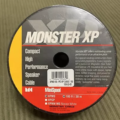 Monster Cable XP Speaker Cable XPMS-100 Speaker Wire 100 Ft Brand New Sealed • $49.88