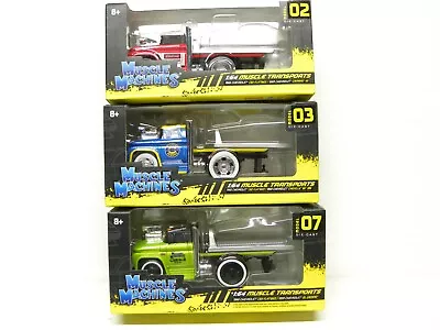 Maisto Muscle Machines Transports - Chevy C60 Flatbed - 3 Transports • $11.50