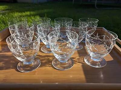 4 Sets. Daum Nancy France. Lead Crystal Glasses • £55