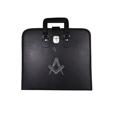 Masonic Regalia MM/WM Square Compass Apron Case -Masonic Regalia Apron Bag • $94.60