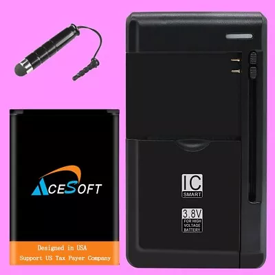 AceSoft 3990mAh Battery Universal Charger For MetroPCS LG Motion 4G MS770 Phone • $37.86