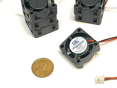 6 Pieces 5v Fan 2510 Small 2 Pin Computer GDStime 25mm X 10mm Mini WD B9 • $19.40