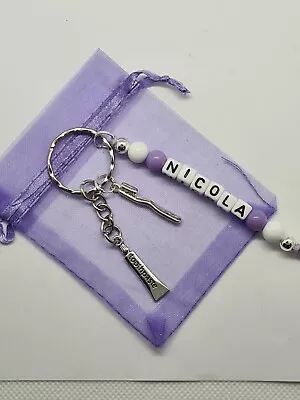 £3.68 • Buy Personalised Dental Keyring, Dental Nurse Gifts, Tooth Fairy, Dentist, Tooth