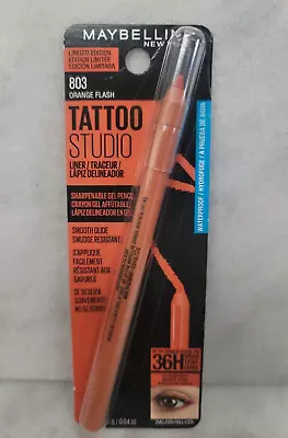 NEW Maybelline Tattoo Studio Limited Edition Waterproof Liner #803 Orange Flush • $7.29