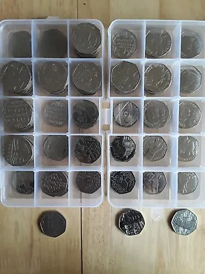 £1.15 • Buy Commemorative 50p Coins Beatrix Potter Paddington Olympic Games Etc - Circulated