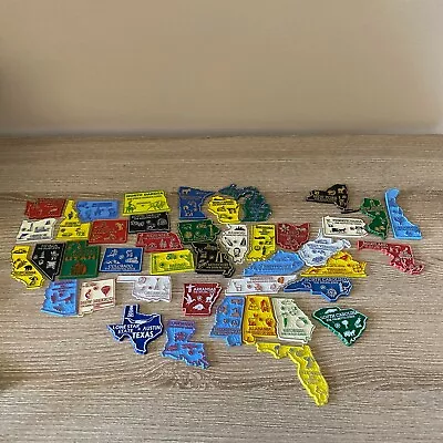 U.S. State Magnet Set 42-Piece Vintage Magnet Set • $49.97