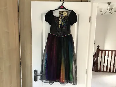 TU Girls Dressing Up Outfit Rainbow Ball Gown Dress Age 7-8 - Brand New • £10