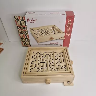 Hamleys Labyrinth Wooden Skill Game • £10