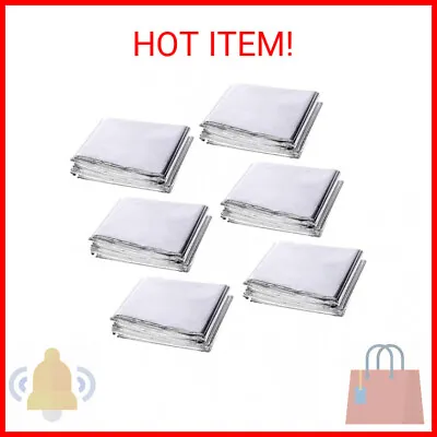 6 Pack High Silver Reflective Mylar Film Garden Greenhouse Covering Foil Sheets • $13.36