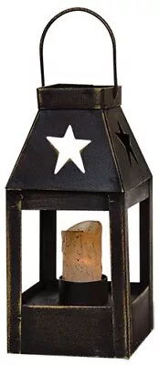 Mini Star Tin Lantern With LED Candle • $11.95