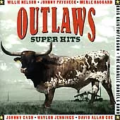 Various Artists - Outlaws Super Hits CD - Disc Only Willie Haggard Cash Waylon • $4.25