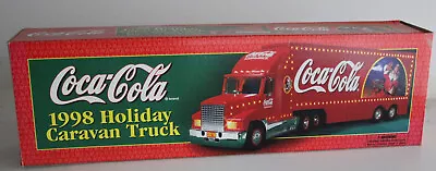 Vintage 1998 Coca-Cola Batt Operated Holiday Caravan Truck Lighted Mint In Box • $24.98